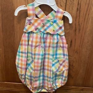 Sophia & Lucas Baby & Kid, Baby’s Fruit Salad Bubble Sunsuit, Size: 6 Mos,